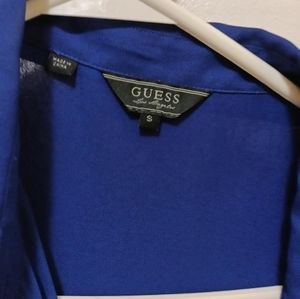 Guess floral electric blue